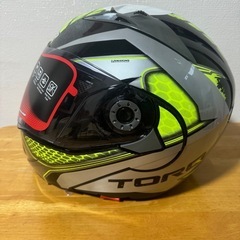 TORQ フルフェイスヘルメット ブラック/イエローの画像