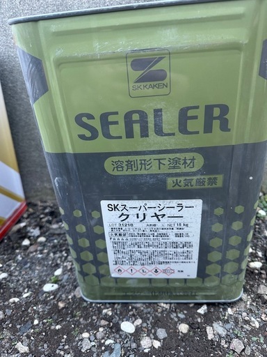 一液スーパーシーラー　クリヤー