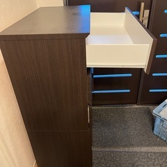 ニトリのたんす　ハイチェストの画像