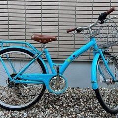 24インチ自転車（6段変速）の画像