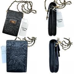 SG00001 新品未使用 GRACE CONTINENTAL グレースコンチネンタル ChainMiniBag ブラック Carving Tribes 牛革 レディース [0000000001197]の画像
