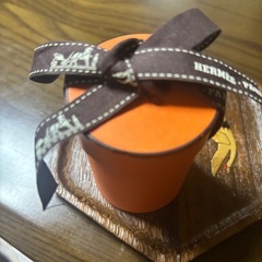 HERMES 　オレンジ🍊チャームの画像