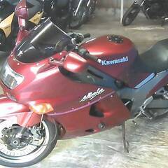 KAWASAKI ZZ-R1100-2 赤 格安提供車 エンジン始動確認 半額配送キャンペーン 期間限定 現状渡し諸経費￥0- 横浜 P-Yardの画像