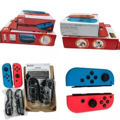 186000 Nintendo 任天堂 ニンテンドウ Switch ジョイコン HORI Fit Boxing HAC-015 HAC-016 NSW-351  ネオンレッド　ブルー 2点まとめ売り [0000000001198]の画像