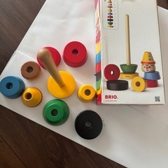 BRIO Stacking Clown 積み木 知育玩具の画像