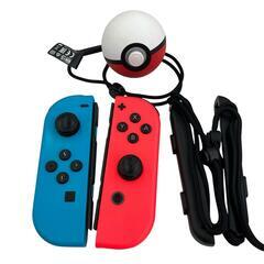 186000 現状品 Nintendo 任天堂 ニンテンドウ Switch ジョイコン ポケモン　モンスターボール HAC-015 HAC-016  3点まとめ売り [0000000001207]の画像