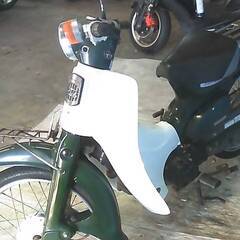 HONDA スーパーカブ50-Fi 緑 エンジン始動動画 自賠責保険で乗れます 半額配送キャンペーン 現状渡し諸経費￥0- 横浜 P-Yard の画像