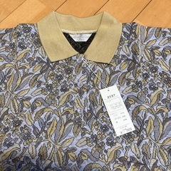 未使用タグ付やや厚手？のポロシャツ.サイズフリーの画像