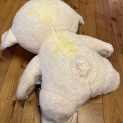 【新品】スティッチ 100thプラチナホワイト超BIGぬいぐるみの画像