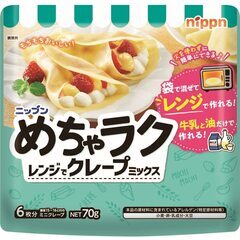 めちゃラク 「クレープミックス／ホットケーキミックス」の画像