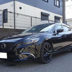車検満タン アテンザ 中期 XD Lパッケージ 衝突軽減ブレーキ レーダークルーズ ナビ フルセグTV Bluetooth バックモニター スマートキー 黒本革シート シートヒーター LEDライト LEDフォグ 前後ドラレコ ETCの画像