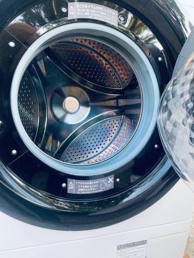 ✅SHARPドラム式電気洗濯乾燥機✅ ✅ES-S7E-WR✅