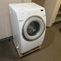 未使用に近い　2025年製　山田電気　ドラム式洗濯乾燥機　ヤマダデンキ オリジナルブランド ドラム式洗濯乾燥機 (RORO YWM-YV90N)ロロ　の画像