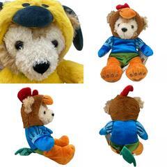 186000 2点 上海ディズニー 限定 ダッフィー 干支 犬 酉 美品 まとめ売り タグ付き 海外 ぬいぐるみ [0000000001219]の画像