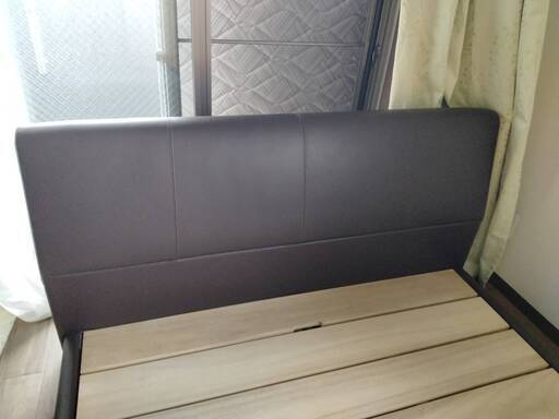 Simmons 【グレースサルーン】ダブルベッドフレーム ブラウン