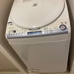 [決まりました]【美品】乾燥機付き洗濯機　縦型の画像
