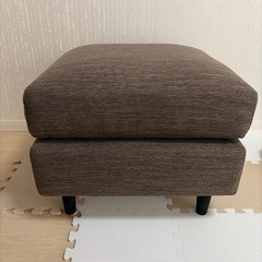 お話中 ニトリ L字ソファの一部分の画像