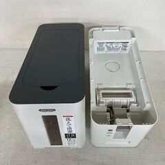 unix war 洗えて清潔 計量米びつ 12kg ホワイト 約1合計量 ASVEL アスベル 無洗米対応 キッチン用品 ライスストッカー A0503の画像