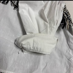 clear ツイード　コットン　コンビトップス　7部丈の画像