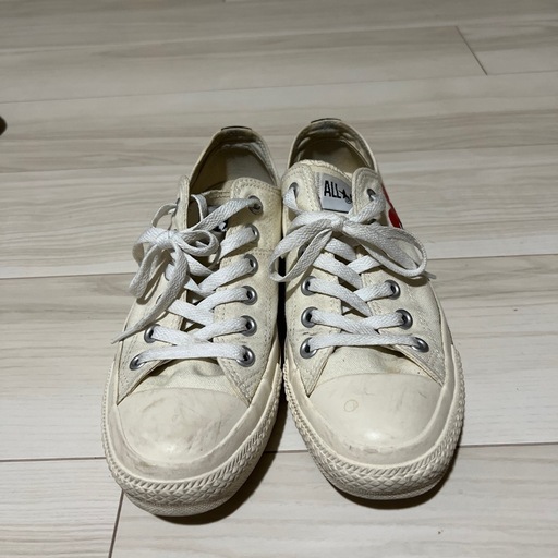 Comme des Garçons Play ホワイトスニーカー　24