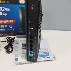 【良品】ELECOM WRC-X3200GST3-B/Wi-Fi6対応/Wi-Fiギガビットルーターの画像