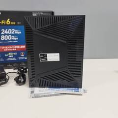 【良品】ELECOM WRC-X3200GST3-B/Wi-Fi6対応/Wi-Fiギガビットルーターの画像