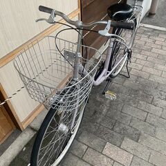 リサイクルショップどりーむ荒田店　No516 自転車　シティサイクル　２６インチ　ライト付き♪　チェーンフルカバーで長持ち♪の画像