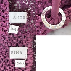 【未使用級】ANTEPRIMA アンテプリマ ワイヤーバッグ ハンドバッグ マットフクシアピンクの画像
