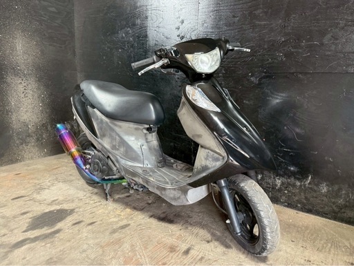 ★支払い総額9.5万円★買取強化中！査定無料♪スズキ アドレスv125G CF46A 規制前v125G！社外マフラー！デビルアイ！社外ブレーキレバー！！