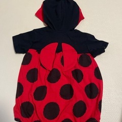 ハロウィン　てんとう虫　ロンパースの画像