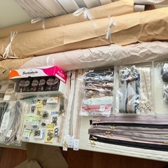 ハンドメイド素材売ります(1つ10円～5000円)未使用、はぎれ、中古色々の画像