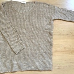 【良品】大きめニットLサイズ相当の画像