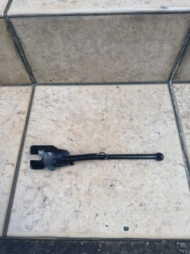 無印良品16型幼児こども自転車アイボリー押し棒・補助輪付 (クランチ