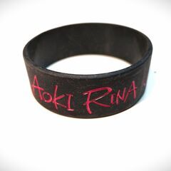 ★「黒色のバングル「Re clash」と「Aoki Rina」リストバンド★の画像