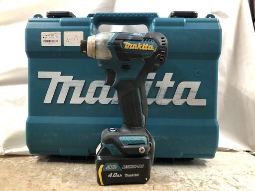 【ジャングルジャングルサカイ石津店】マキタ makita 充電式インパクトドライバ TD111D 10.8V(スライド) 135N･m ケース付き 充電器付き DC10SA 堺市 西区 堺区 石津