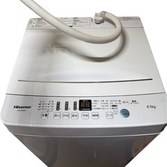 早い者勝ち‼️洗濯機(4.5kg)(2019年製)の画像