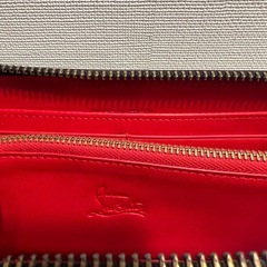 クリスチャンルブタン　ロングウォレット　パネトーネスパイクウォレット　長財布　ラウンドファスナーの画像