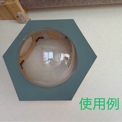 猫用　キャットタワー　クリアボウル　UFOの画像