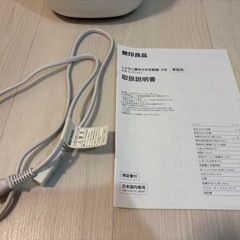 無印 炊飯器 3合炊き 説明書付きMJ-RC3A3の画像