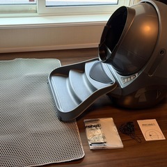 Litter-Robot 3 Connect 猫用開放型全自動洗浄トイレ - グレー キャットロボ
の画像