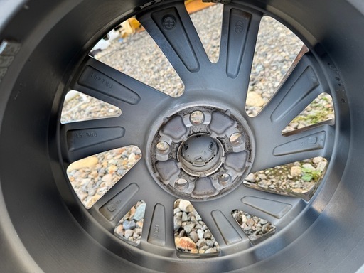【ご成約済】7.5J-18インチ 5H114.3 +45 トヨタ 60系 ハリアー 純正 中古 アルミ ホイール 4本　YOKOHAMA iceGUARD 235/55R18 23年製造　7部山