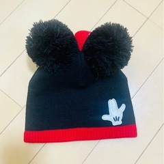 ミニーちゃん　ニット帽　キッズの画像