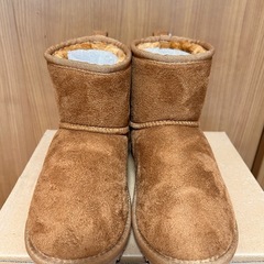 ムートンブーツ21㎝未使用品の画像