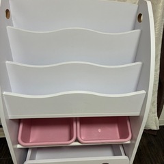 子供用本棚　おもちゃ収納　絵本ラックの画像