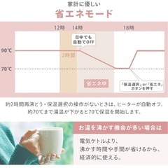 10/31まで取引【美品】 アイリスオーヤマ 電気ポット 2.2リットル  小型 マイコン式 保温調整 4段階 安全ロック カルキ抜き機能 ブラック の画像