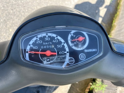 【売約済】美品　実働  バリ溝 スズキ CA45A レッツ4 4スト原付 4ストインジェクション スクーター