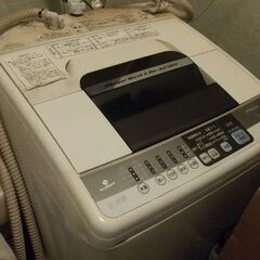 洗濯機7㎏（日立製：白い約束：NW-7MY)の画像