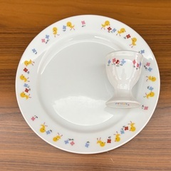 ファミリアの子供用食器５点セット　中古品の画像