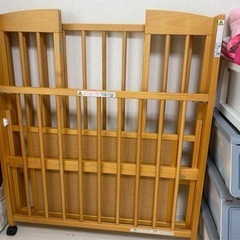 ミニベビーベッド　マットレス付きの画像