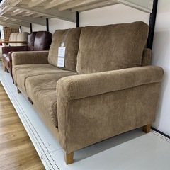 2人掛けソファー 市場株式会社 展示処分品 ブラウン のご紹介です！の画像